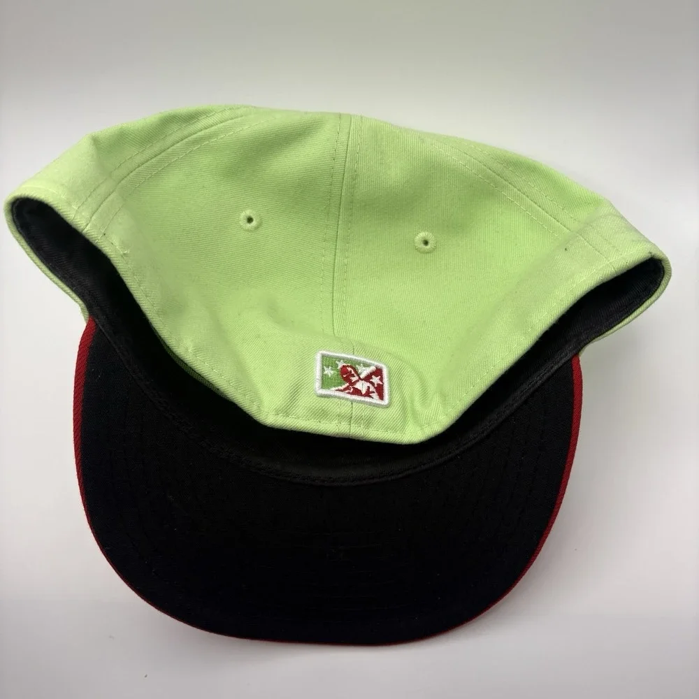 New Era Mahoning Valley Scrappers Peppers In Oil Theme Night Fitted Hat Size 8